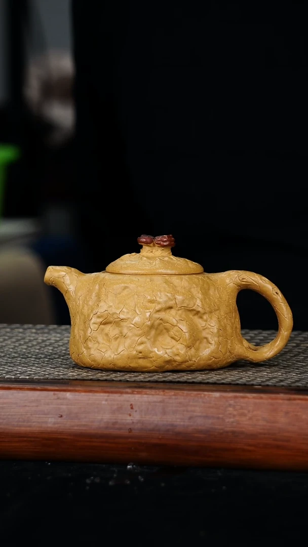 茶壶紫砂原矿段泥灵芝供春270cc