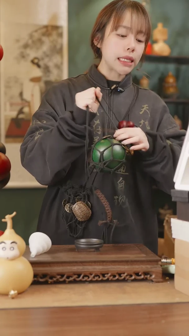 【闪购商品】248号精品天然大漆工艺防渗内胆酒葫芦~