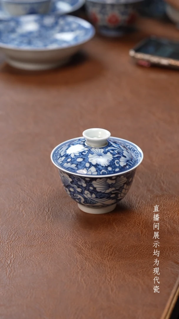茶器茶器一鹭盖碗