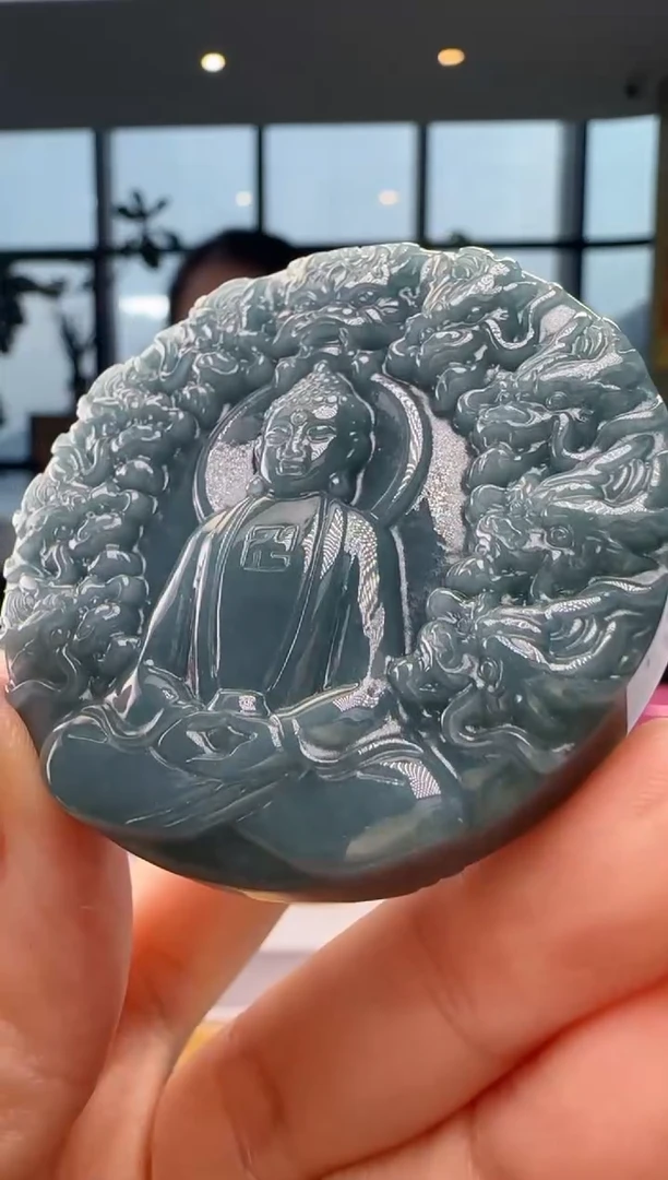 吊坠(赠链)未镶嵌翡翠多样性发其一YJ@@60B7J03757