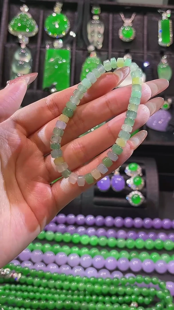 未镶嵌手链翡翠手串