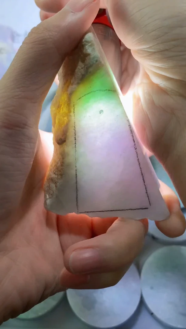 未镶嵌裸石翡翠天然缅甸翡翠FC580