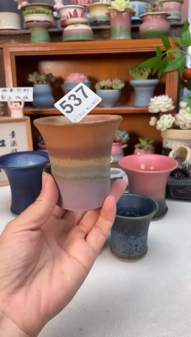 瓷片手****糖537知木小芳花盆