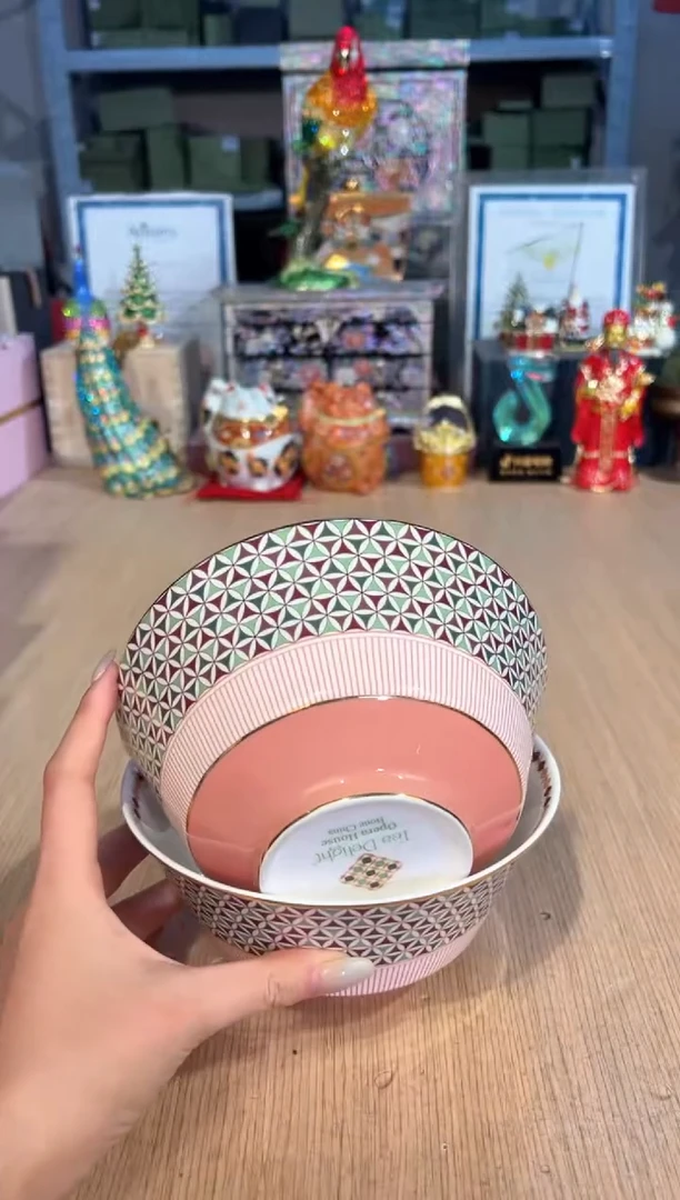 【闪购商品】杯63歌剧院面碗套二（粉）