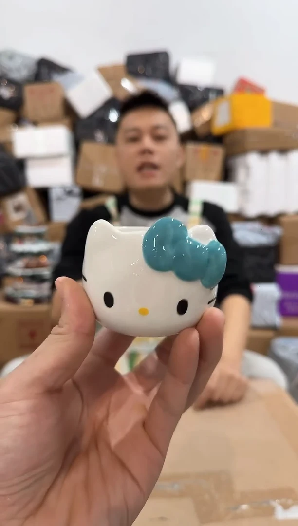 瓷片蓝色kt猫香薰