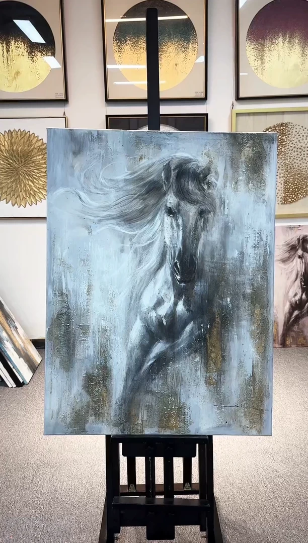 168现代艺术装饰画油画75*100