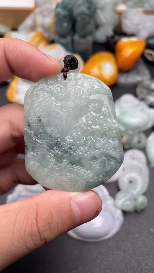 吊坠(不含链)未镶嵌翡翠1