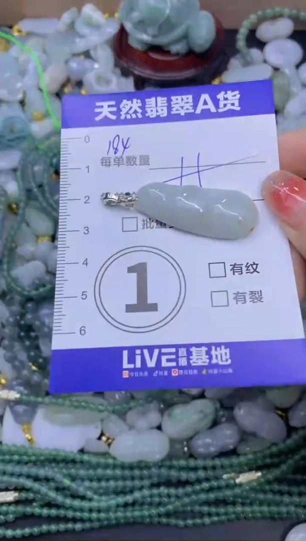 颈饰未镶嵌翡翠天然翡翠A货批量多样性发一件
