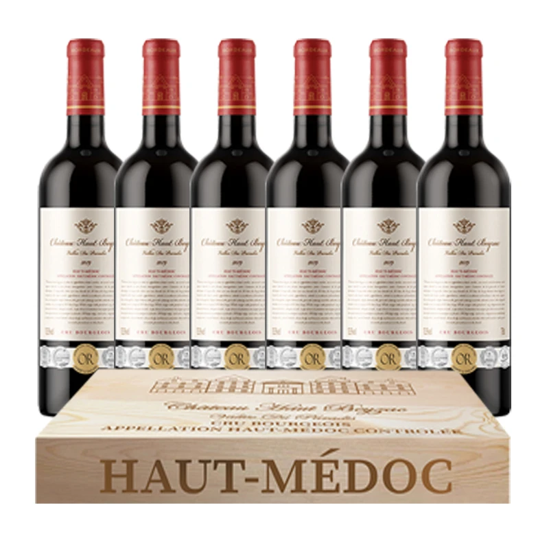 法国1855列级庄中级庄【天堂谷贝扎克城堡】干红葡萄酒原瓶原装进口