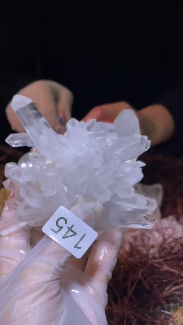 未镶嵌珠宝半成品水晶晶簇-145