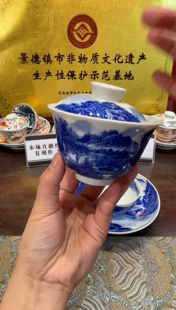 杯子瓷景德镇源头工厂生产，手工手绘