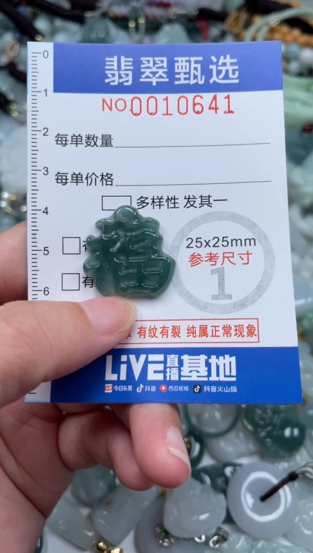 颈饰未镶嵌翡翠10641