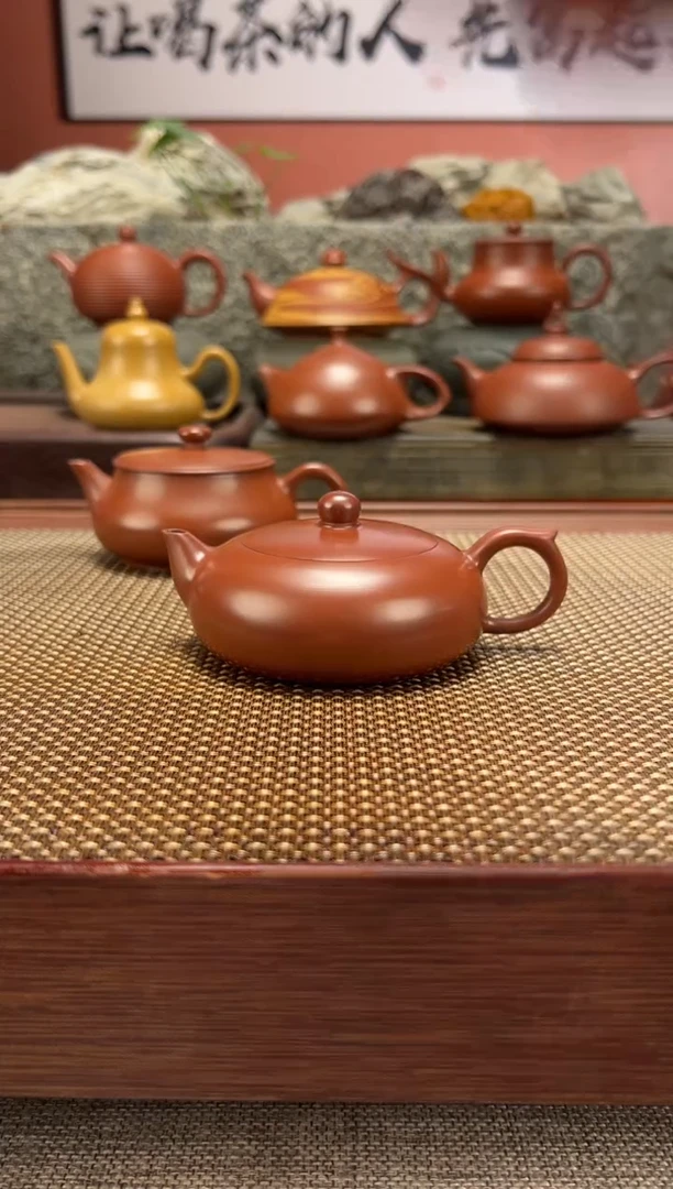 茶壶朱泥凤雏 全手工精工 纯料朱泥