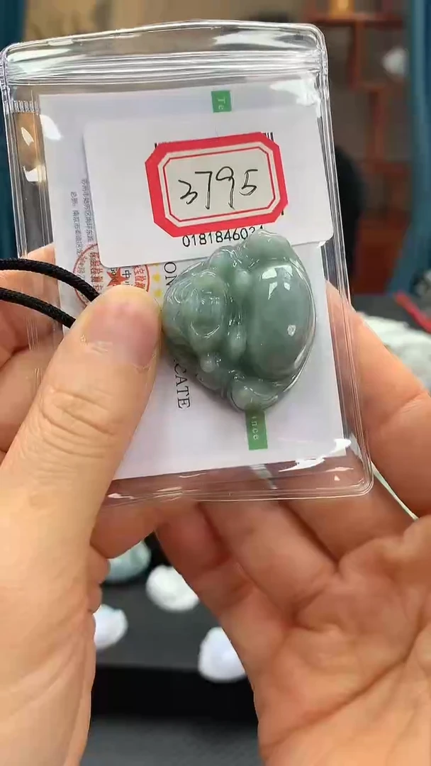 颈饰未镶嵌翡翠佛公3795