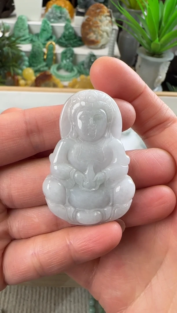 颈饰未镶嵌翡翠吊坠