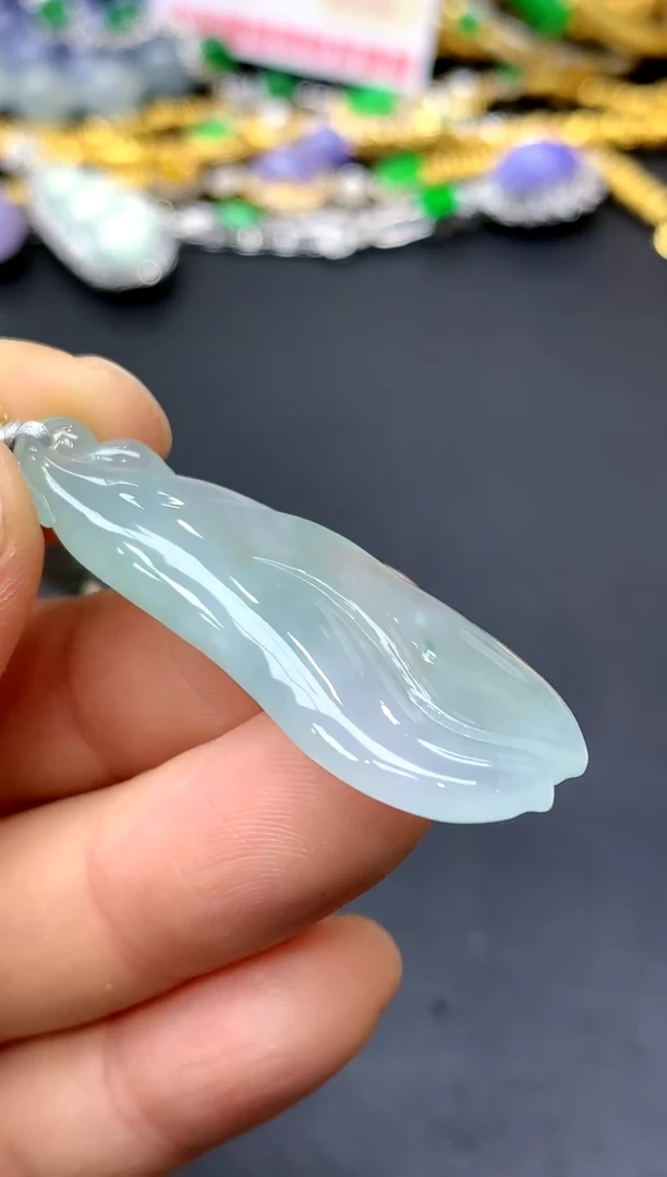 颈饰未镶嵌翡翠154-中国好珍宝