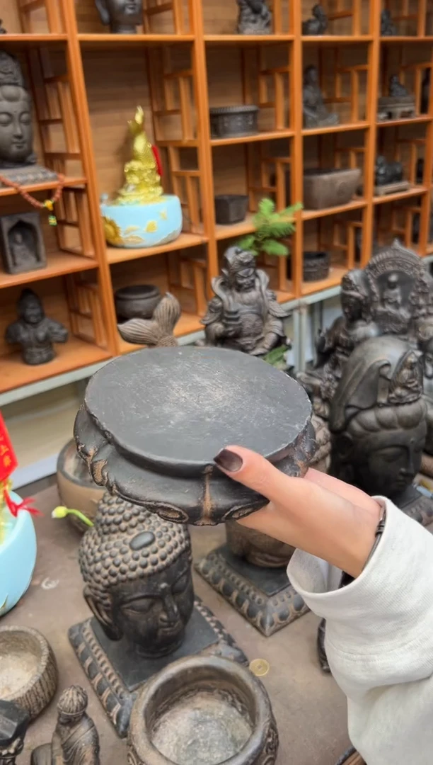 陶土【火山泥】金箍坛底座