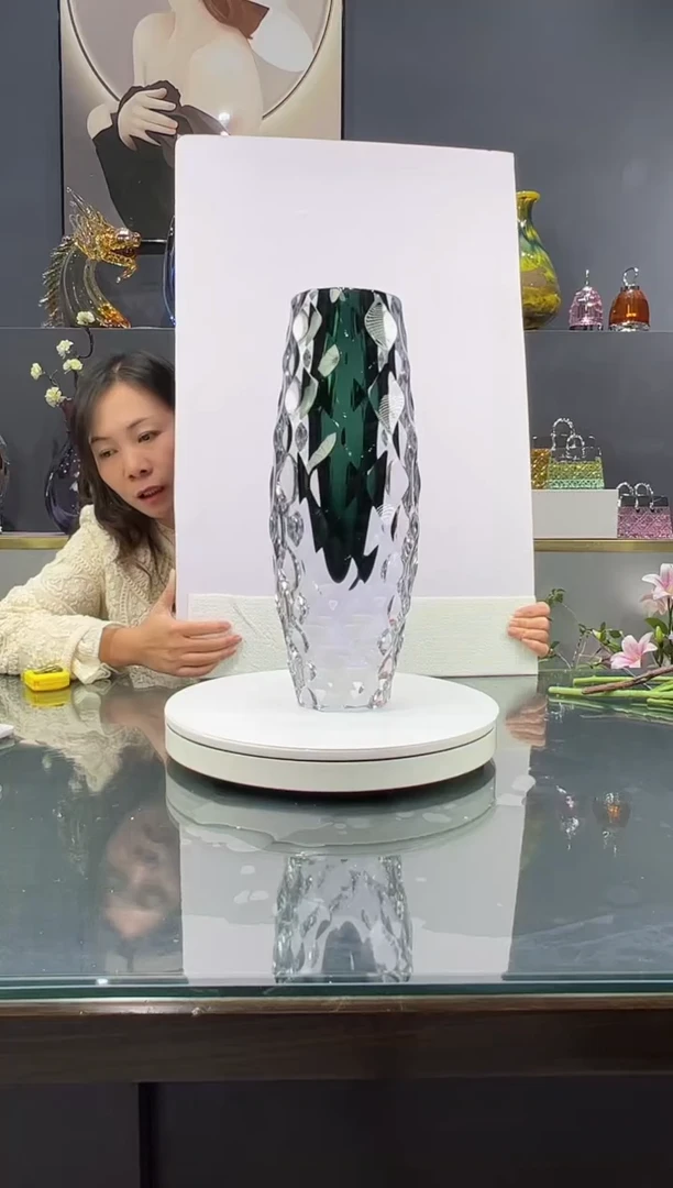 手工艺品琉璃 水晶琉璃花瓶1个