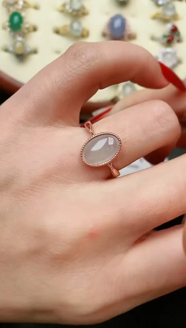 【闪购商品】翡翠戒指银S925镶嵌.....