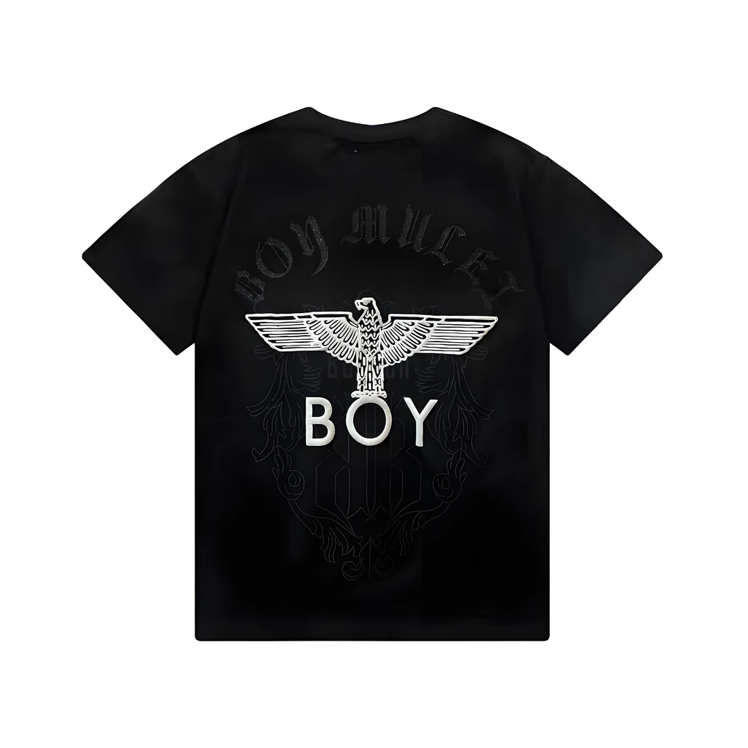 【新品】BOY MULEI 3D立体亮片发泡纯棉短袖潮流时尚男女款 - 577