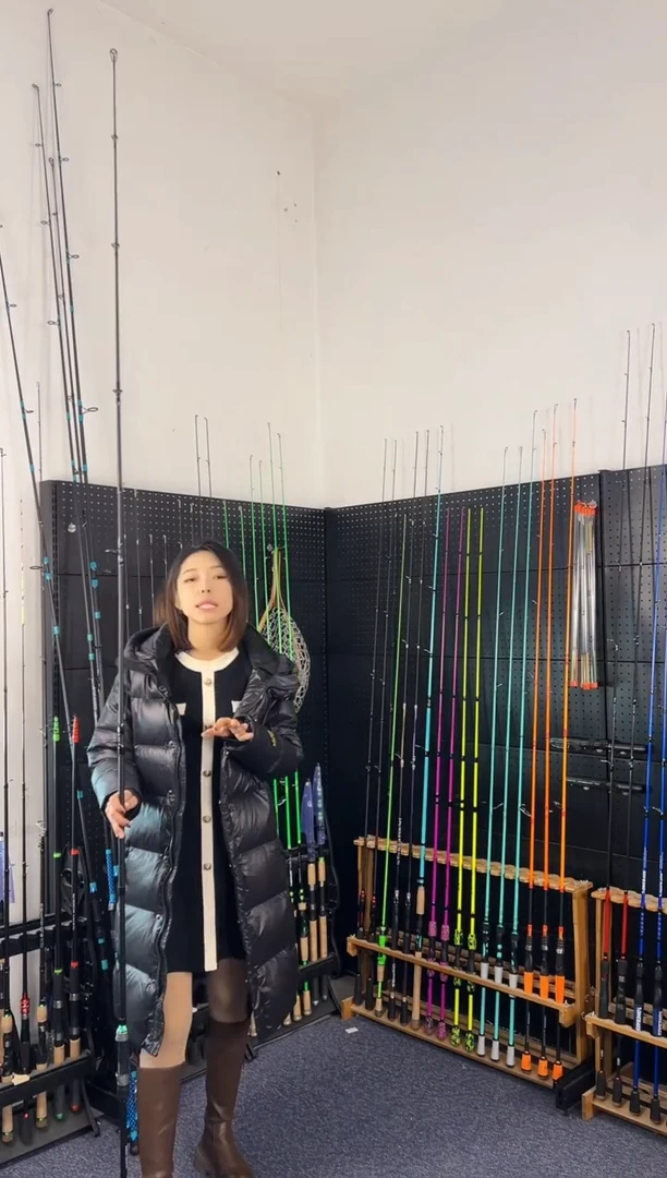 2.7m碳素绿松三节竿2.7M米直柄（瑕疵尾货竿，没有售后，介意勿拍）