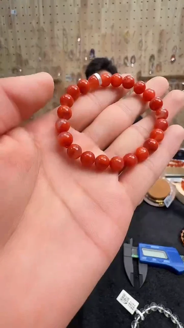 未镶嵌手链南红玛瑙村1962 约8mm