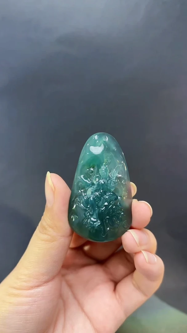 【闪购商品】翡翠吊坠(不含链)未镶嵌翡翠佛像吊坠多人不退不换