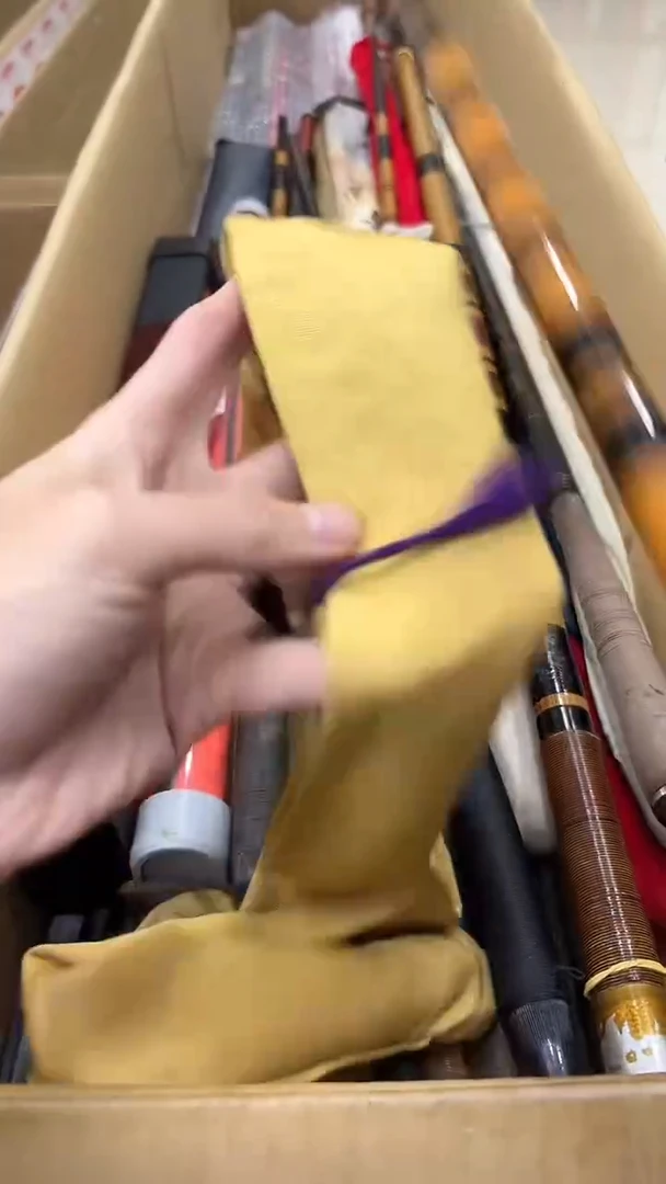 小*瓜鱼竿，孤品，一拍一物，微瑕疵，以直播间讲解为准