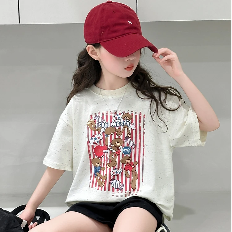 【开学季】一号链接男女中大童2025夏季休闲韩版短袖清版