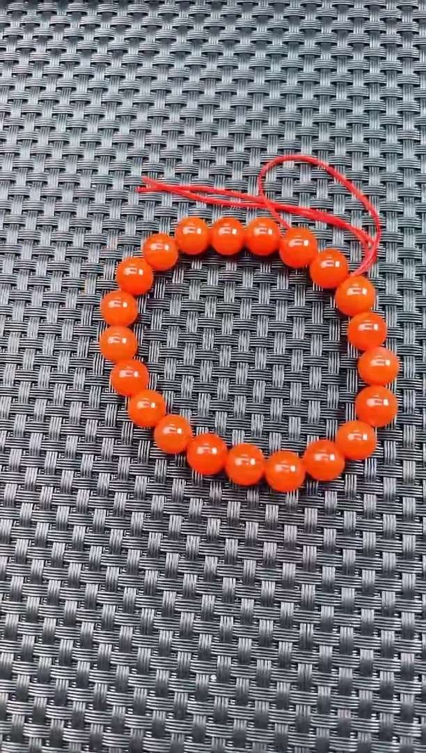 未镶嵌手串南红玛瑙保山杨柳滴水洞亮光高品9+