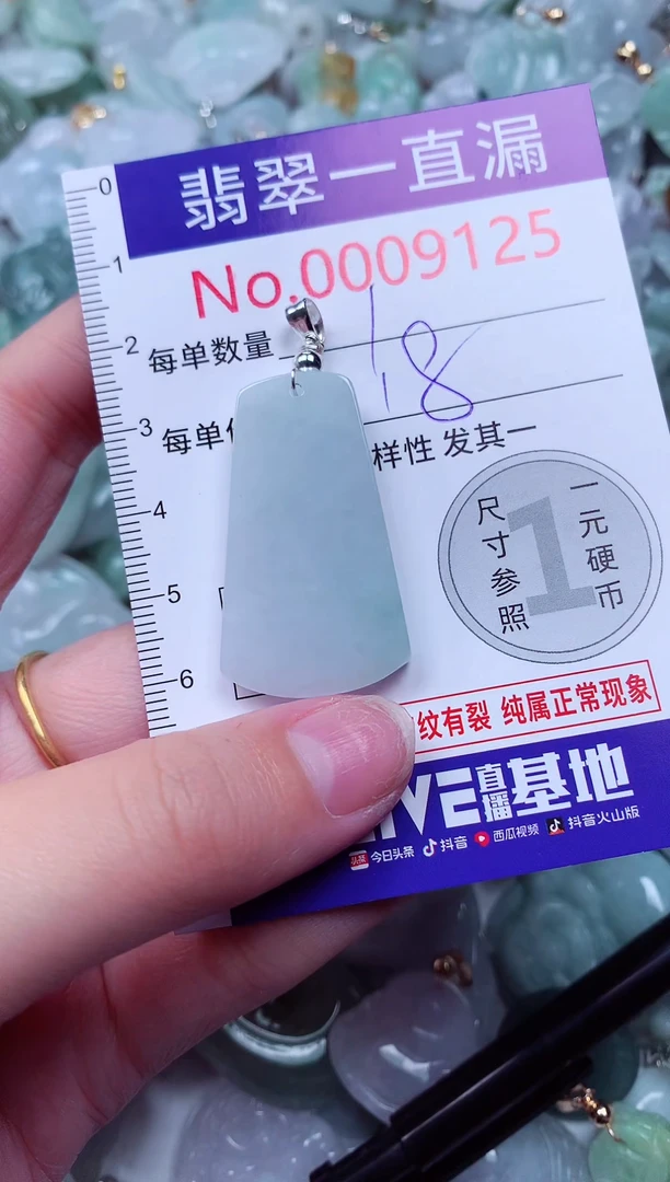 吊坠(不含链)未镶嵌翡翠9125