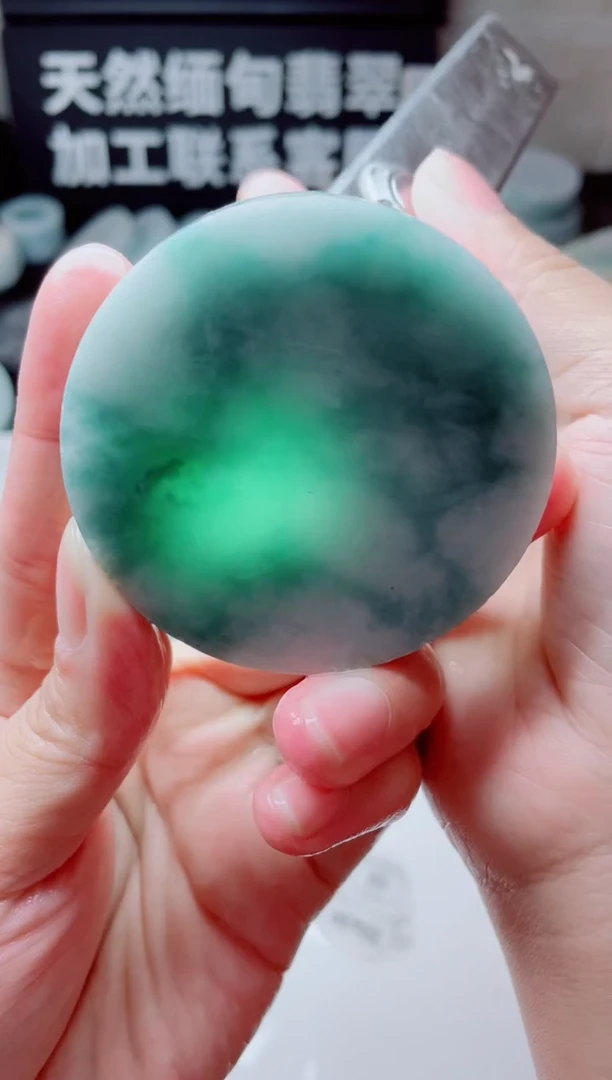 翡翠未镶嵌颈饰4629.......