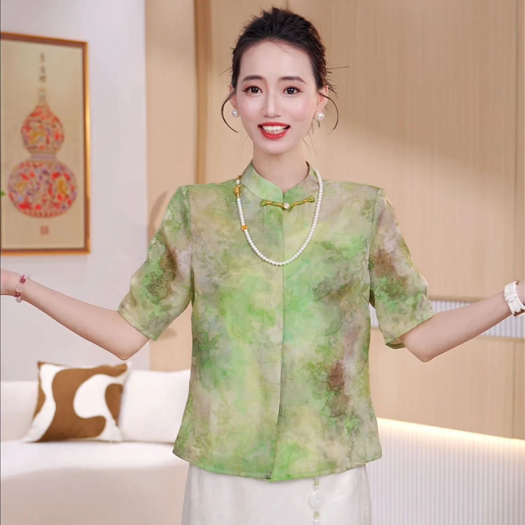 【大齐原版正品】夏季薄款提花女士气质休闲装外套JX0066