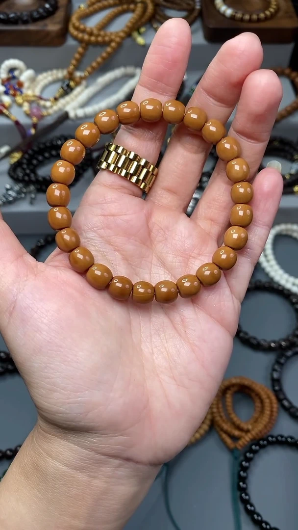 手串猴头核桃8+无泡药猴头老型单圈手串