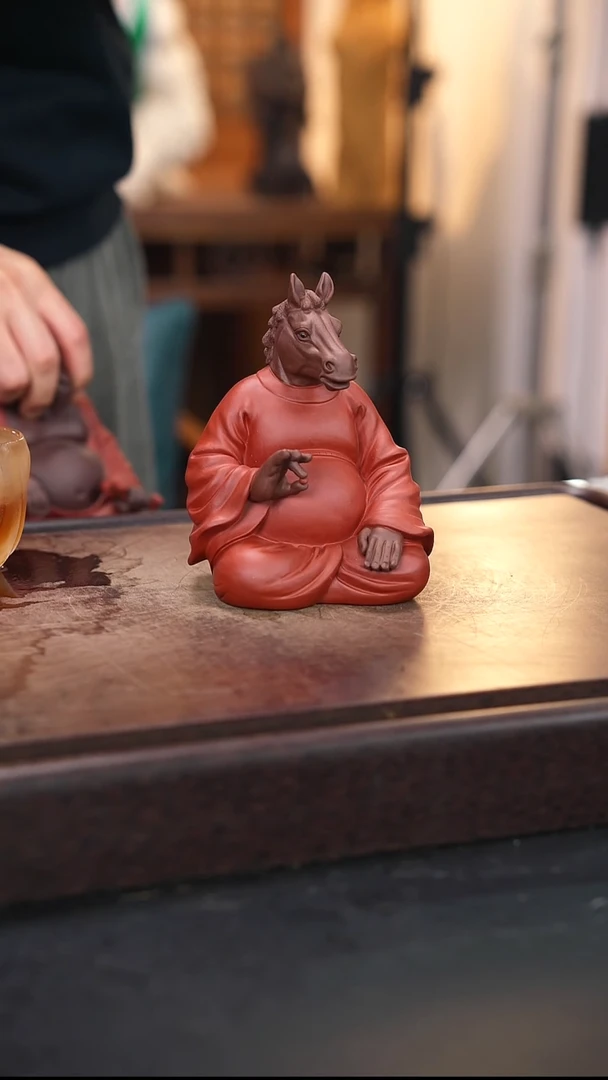 紫砂茶宠紫砂马仙