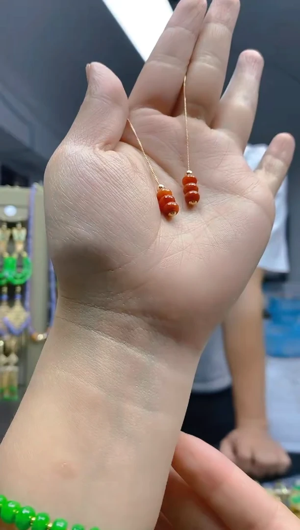 【闪购商品】翡翠耳饰合金0262翡翠耳线