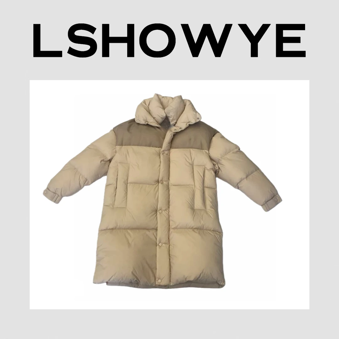 LSHOWYE｜可拆袖长款立领轻奢羽绒服 A25009