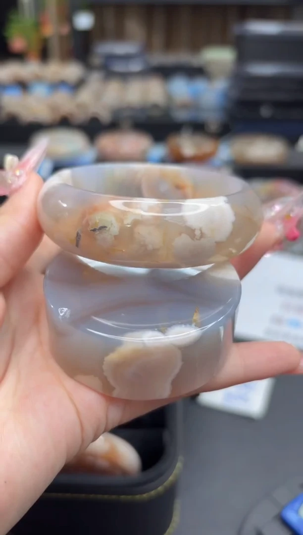 未镶嵌手镯石英质玉51(圈赠送镯心)