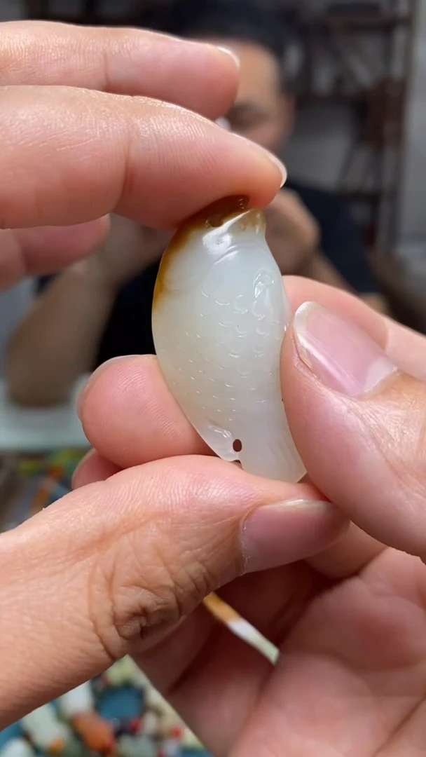 和田玉未镶嵌颈饰107