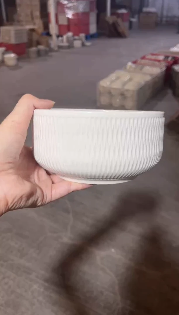 白瓷六寸米饭碗19.9六个