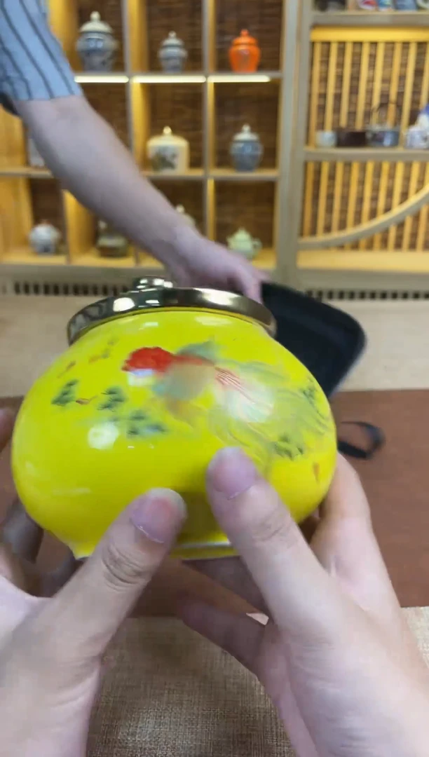 其他@@@@@@@@@@锦鲤茶叶罐