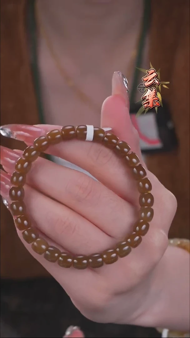 颈饰未镶嵌和田玉拍一发一 所见即所得 7mm