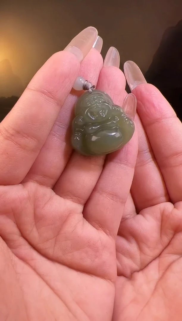 【闪购商品】和田玉颈饰未镶嵌佛公1346