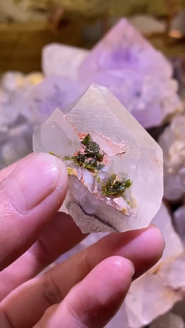 未镶嵌珠宝半成品水晶66号四川超七花园水晶