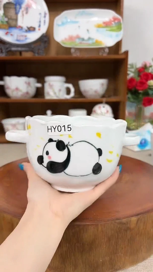 摆件景德镇手工手绘陶瓷餐具