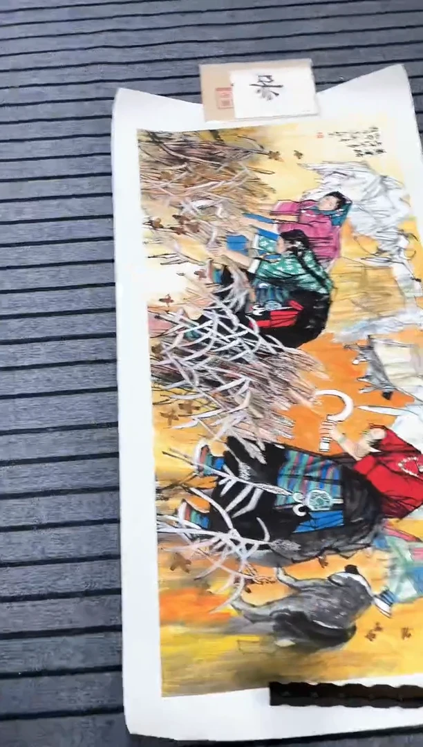 精品国画人物作品
