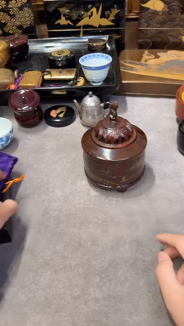 紫檀 香炉（作家器）