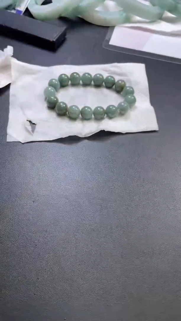 手链翡翠未镶嵌至*珠串