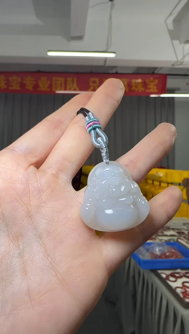 【闪购商品】和田玉吊坠(不含链)未镶嵌和田玉佛公约29*30mm吊坠