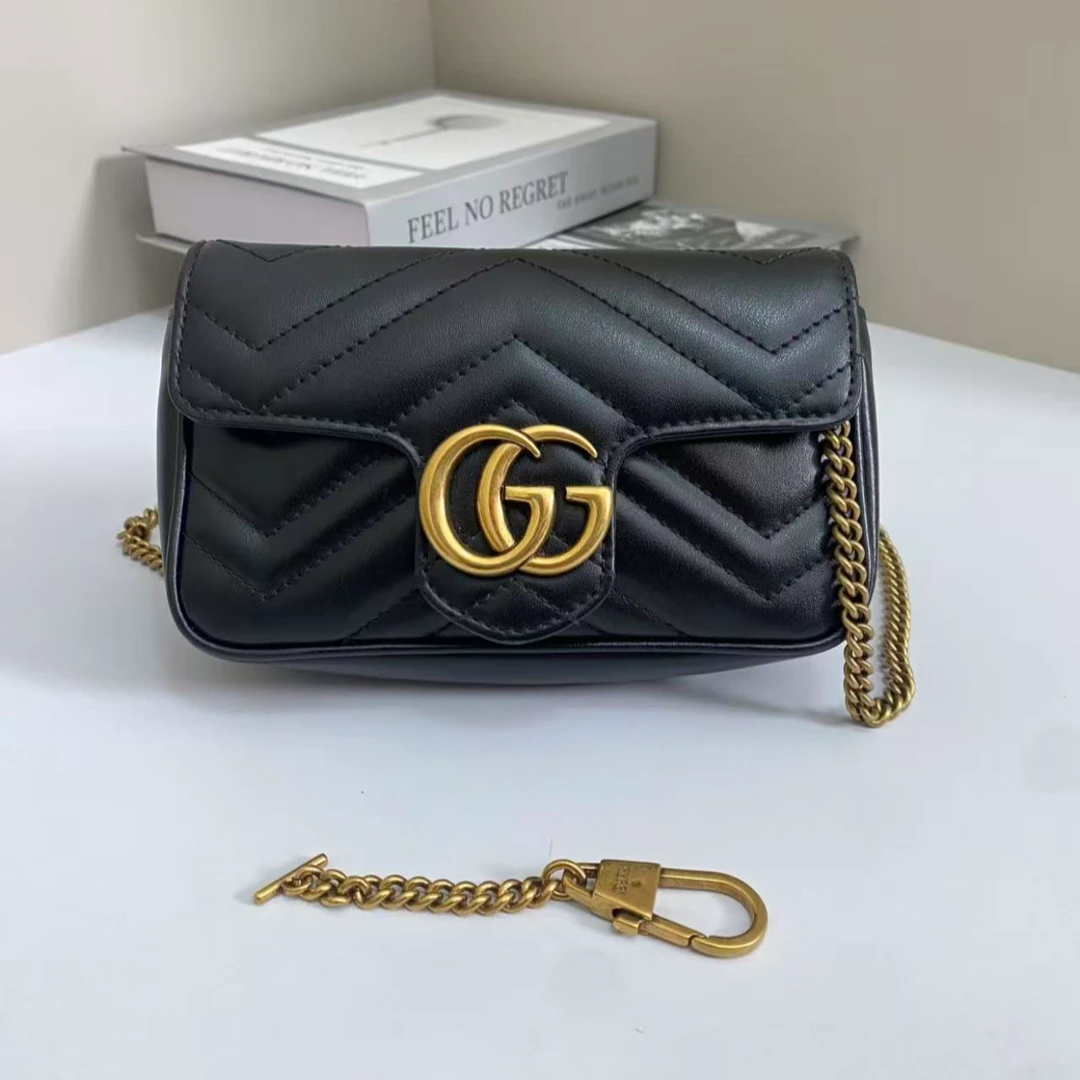 95新 GUCCI/古驰 安洁利严选链条包/ZH1205084